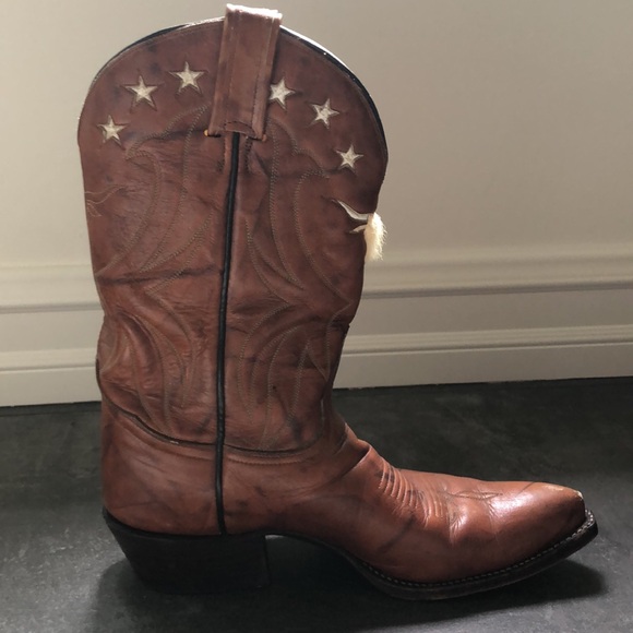 Handmade Leather Billy Martin Cowboy Boots - Picture 7 of 8